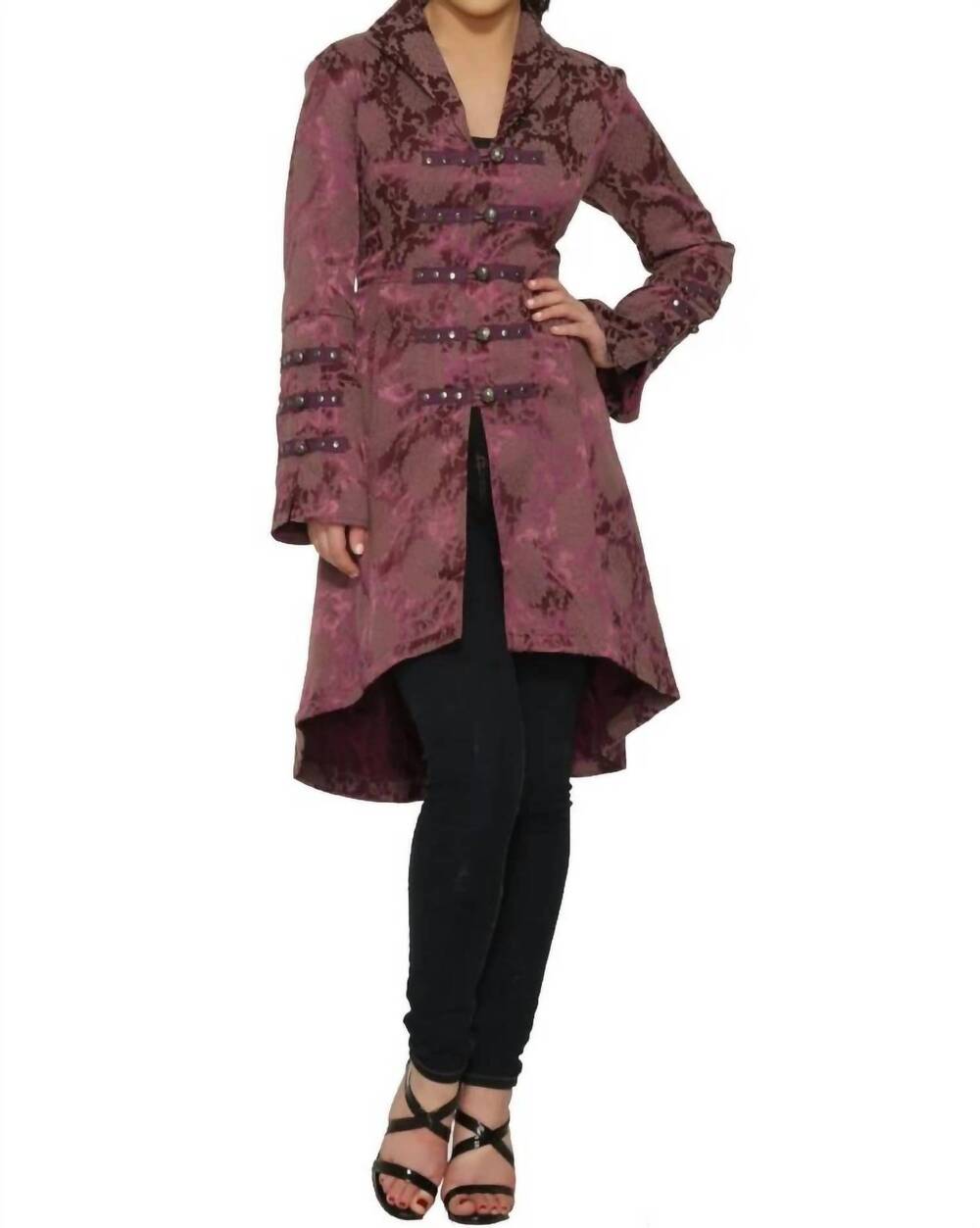 NEW ORCHID BLOOM midnight stroll coat in purple